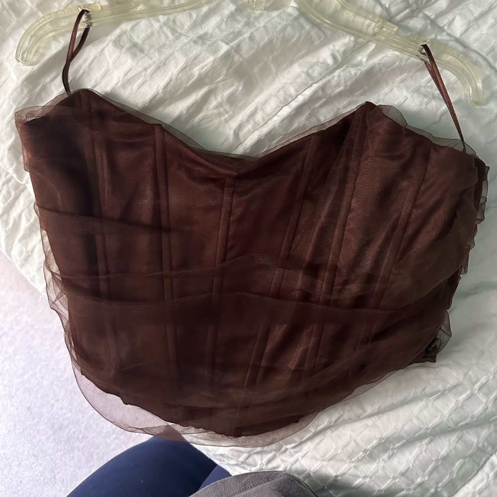 Zara Brown Corset